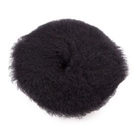 Полировальный круг Shine Systems Black Wool, черный мех, 125 мм 9158359