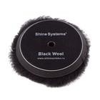 Полировальный круг Shine Systems Black Wool, черный мех, 125 мм 9158359 Полировальный круг Shine Systems Black Wool, черный мех, 125 мм 9158359