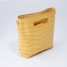 Сумка жен, 20*6*18, отд на молнии, регул ремень, рептилия желтый - фото 802048115