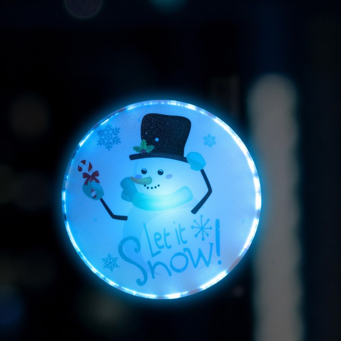{{photo.Alt || photo.Description || 'Игрушка световая &quot;Снеговик на белом фоне&quot; 12 см, 1 LED, LR44x3 (в компл.), МУЛЬТИ'}}