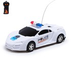 Машина радиоуправляемая «Полиция», свет, работает от батареек, цвет белый - фото 7171694