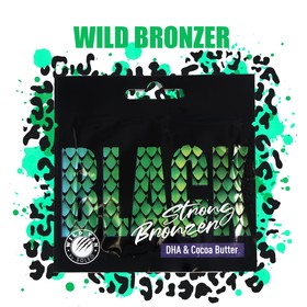 Крем-автобронзатор WILD TAN, Black Strong Bronzer, с маслом какао, 15 мл