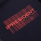 Толстовка на молнии President, размер L, цвет чёрный - фото 41240