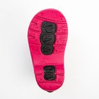 Сапоги резиновые детские, цвет черный+розовый, размер 26 - фото 38585