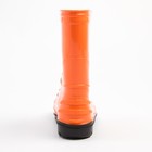 Сапоги резиновые детские, цвет оранжевый+черный, размер 29 - фото 38685
