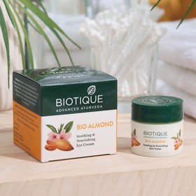 Крем для кожи вокруг глаз "BIOTIQUE", "Био миндаль", 15 г 9175525