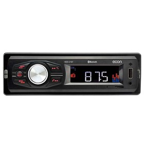 Автомагнитола MP3/WMA Econ HED-21BT, 50Вт, USB, MP3, AUX, Bluetooth, цвет чёрный 9160894