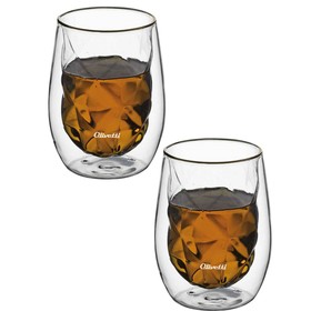 Набор стаканов с двойными стенками Olivetti DWG25, 2 шт, 300 мл