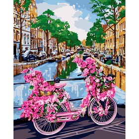 {{photo.Alt || photo.Description || 'Картина по номерам на холсте с подрамником «Велосипед в Амстердаме» 40х50 см'}}