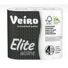 Туалетная бумага Veiro, Elite Extra, белая, 4 слоя, 4 рулона - фото 7951377