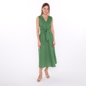Платье женское, цвет зелёный, размер 48
