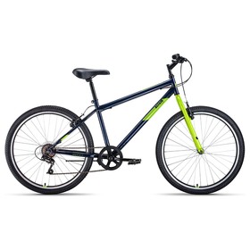 Велосипед 26" Altair MTB HT 1.0, 2022, цвет темно-синий/зеленый, размер 17"