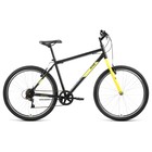 Велосипед 26" Altair MTB HT 1.0, 2022, цвет черный/желтый, размер 17" - фото 6933196