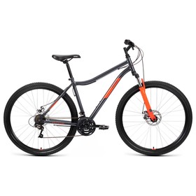 Велосипед 29" Altair MTB HT 2.0 D, 2022, цвет темно-серый/красный,, размер 19"