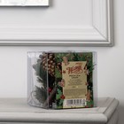 Гирлянда «Нить» 1.5 м роса с насадками «Шишки», IP20, серебристая нить, 30 LED, свечение тёплое белое, CR2032х2 7648906