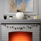 Гирлянда «Нить» 1.5 м роса с насадками «Заснеженные шишки», IP20, серебристая нить, 30 LED, свечение тёплое белое, CR2032х2 7648907