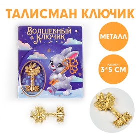 Сувенирный ключ «Волшебный ключик», металл, 3 х 5 см 7650508