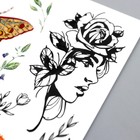 Татуировка на тело "Бабочки" 10х15 см - фото 802057531