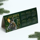 Календарь настольный «Новогодний» МИКС, 20.8 х 9.6 см 7772683