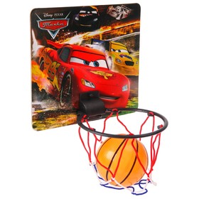 {{photo.Alt || photo.Description || 'Баскетбольный набор с мячом, диаметр мяча 8 см, диаметр кольца 13,5 см, Тачки'}}
