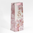 Пакет под бутылку «Нежность», 13 × 36 × 10 см 7887425
