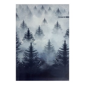 Записная книжка А4, 80 листов в клетку "Туман", интегральная обложка, матовая ламинация, блок офсет