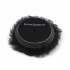 Полировальный круг Shine Systems Black Wool, черный мех, 75 мм 9158365 Полировальный круг Shine Systems Black Wool, черный мех, 75 мм 9158365