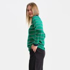 Поло с длинным рукавом женское, цвет зелёный, размер 42 (S) - фото 39076