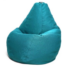 Кресло-мешок «Малыш», ткань рогожка, цвет голубой