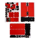 Конструктор «Новогоднее путешествие», 34 детали и гирлянда - фото 107788488