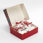 Коробка для кондитерских изделий  «С новым годом!», 17 × 20 × 6 см 7980761