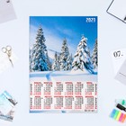 Календарь листовой "Зима 2023" 2023 год, бумага, А3 - фото 6937101
