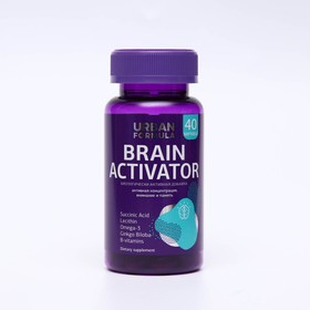 Комплекс для концентрации внимания и памяти Urban Formula, Brain Activator, 40 капсул 9132617