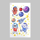 Интерьерная наклейка "Космонавты" 30х50 см - фото 802168280