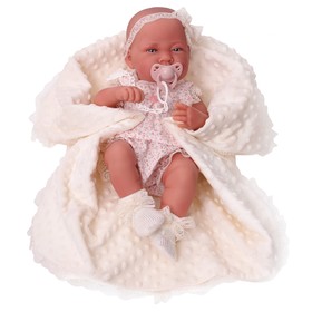 Кукла пупс «Сесилия», в белом, 42 см