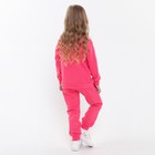 Костюм (джемпер, брюки) детский, цвет фуксия,  рост 140 см - фото 802172610