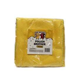 Микрофибра для располировки с низким ворсом Buff Brothers Polish Brother Gold, 40x40 см 9216420