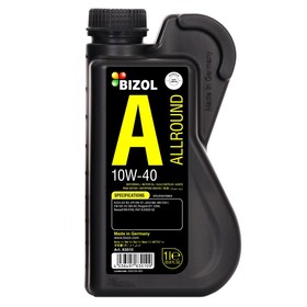 Масло моторное BIZOL Allround 10W-40 SN A3/B4 MA2, НС-синтетическое, 1 л 9217953