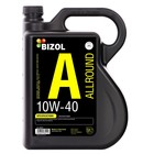 Масло моторное BIZOL Allround 10W-40 SN A3/B4 MA2, НС-синтетическое, 5 л 9217954 - фото 114307