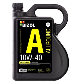 Масло моторное BIZOL Allround 10W-40 SN A3/B4 MA2, НС-синтетическое, 5 л 9217954