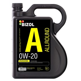 Моторное масло BIZOL Allround 0W-20 SP GF-6A, НС-синтетическое, 5 л 9217980