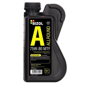 Трансмиссионное масло BIZOL Allround Gear Oil MTF 75W-80, синтетическое, 1 л 9217988