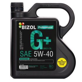 Масло моторное BIZOL Green Oil+ 5W-40 SN C3, НС-синтетическое, 4 л 9217948