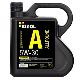 Масло моторное BIZOL Allround 5W-30 SP/SN Plus GF-6A, НС-синтетическое, 4 л 9217952