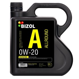 Моторное масло BIZOL Allround 0W-20 SP GF-6A, НС-синтетическое, 4 л 9217981