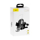 Держатель телефона Baseus Metal Smart в дефлектор, беспроводная зарядка BSWC-C02 9196756 Держатель телефона Baseus Metal Smart в дефлектор, беспроводная зарядка BSWC-C02 9196756
