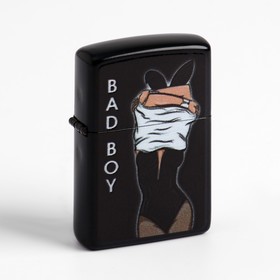 Зажигалка бензиновая BAD BOY, чёрная в Донецке
