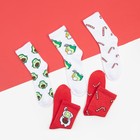 Набор новогодних женских носков KAFTAN "Авокадного года" р. 36-39 (23-25 см), 5 пар - фото 40022
