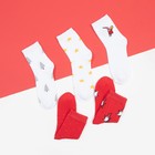 Набор новогодних женских носков KAFTAN "Гномы" р. 36-39 (23-25 см), 5 пар - фото 40032
