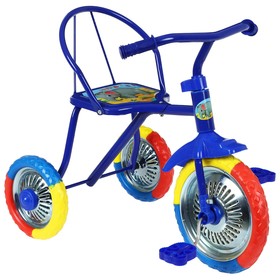 Велосипед трёхколёсный Micio Зверята, колёса 10"/8", цвет синий